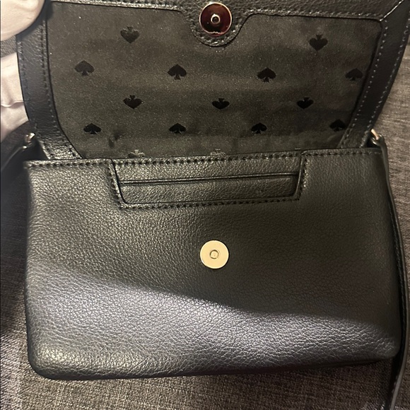 Kate Spade Charcoal Leather Crossbody Bag - Picture 3 of 10